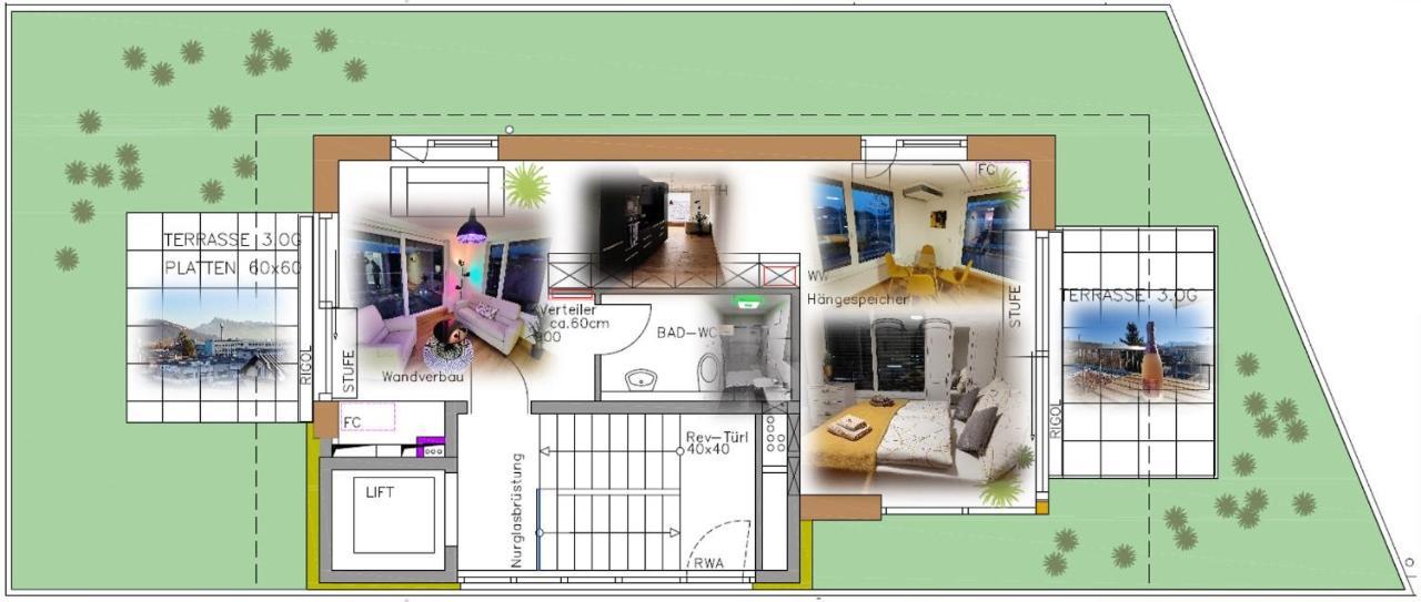 Penthouse Flat Carolina In Salzburg Stadt Extérieur photo